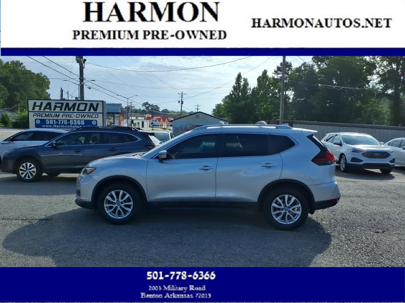 Silver 2018 Nissan Rogue SUV / Crossover Front-Wheel Drive Automatic