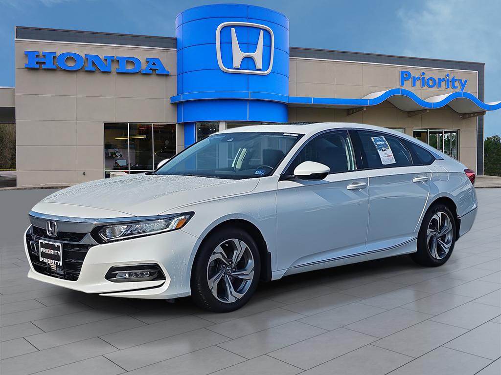 Gray (Platinum White Pearl Wx) 2020 Honda Accord Sedan Front-Wheel Drive Continuously Variable Transmission