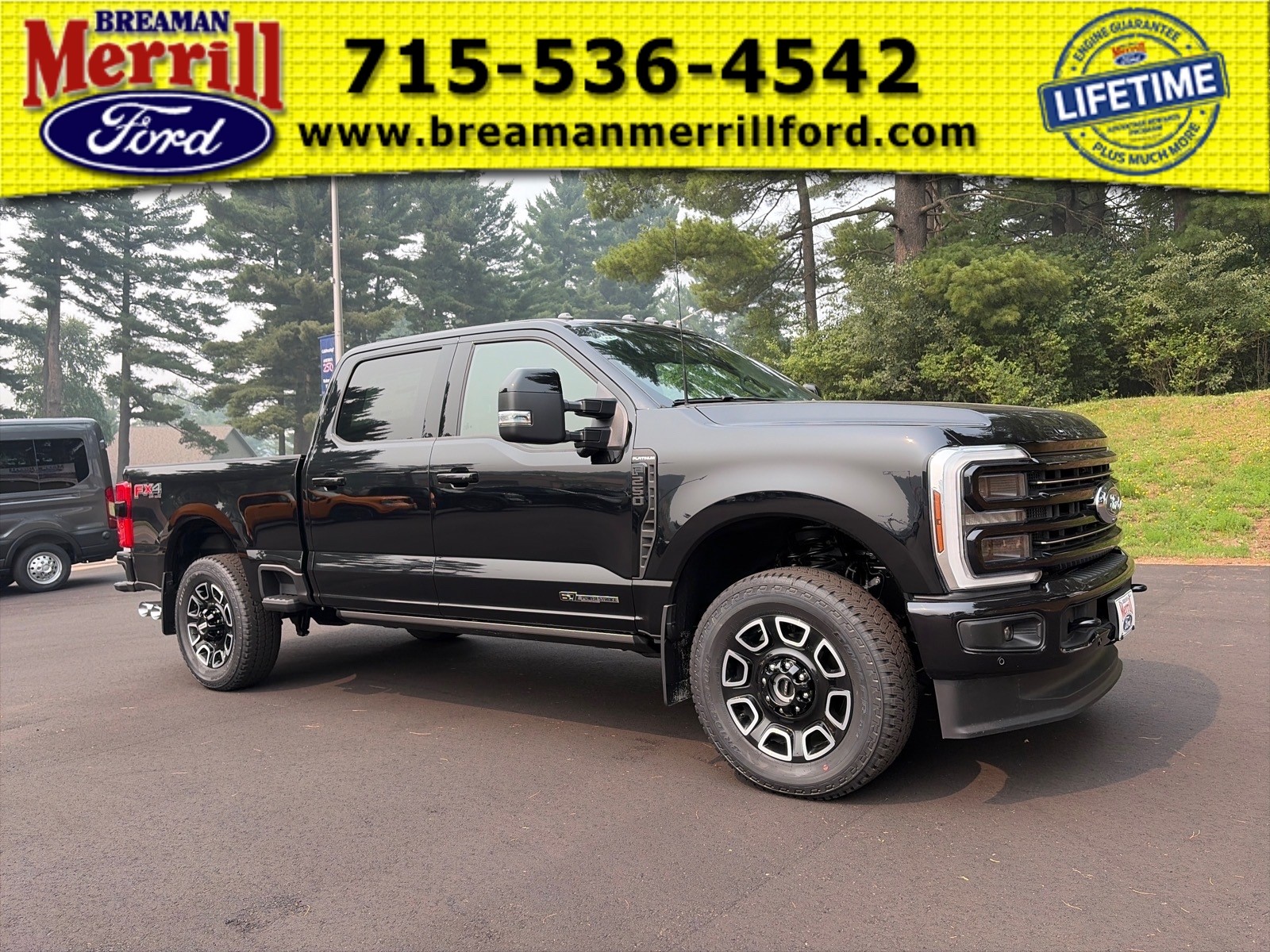 Agate Black 2026 Ford F-250 Super Duty Pickup Truck Four-Wheel Drive Automatic