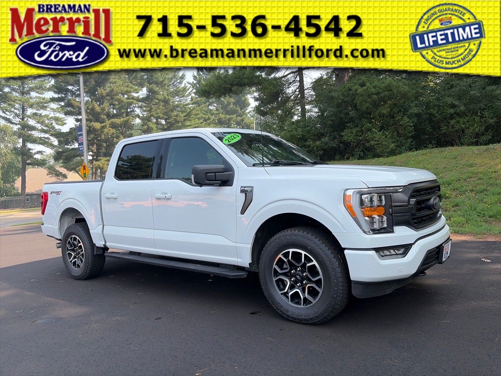 Oxford White 2023 Ford F-150 Pickup Truck Four-Wheel Drive Automatic