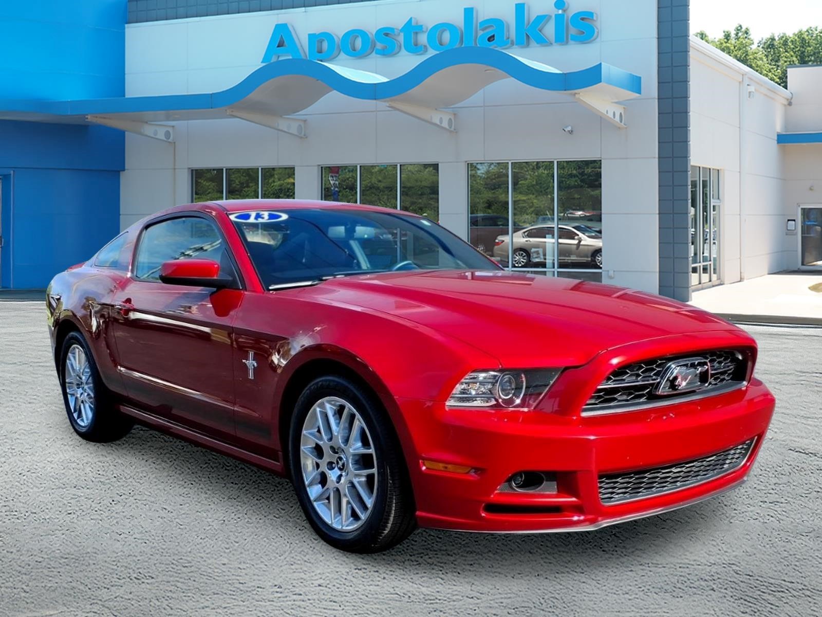 Red 2013 Ford Mustang Coupe Automatic