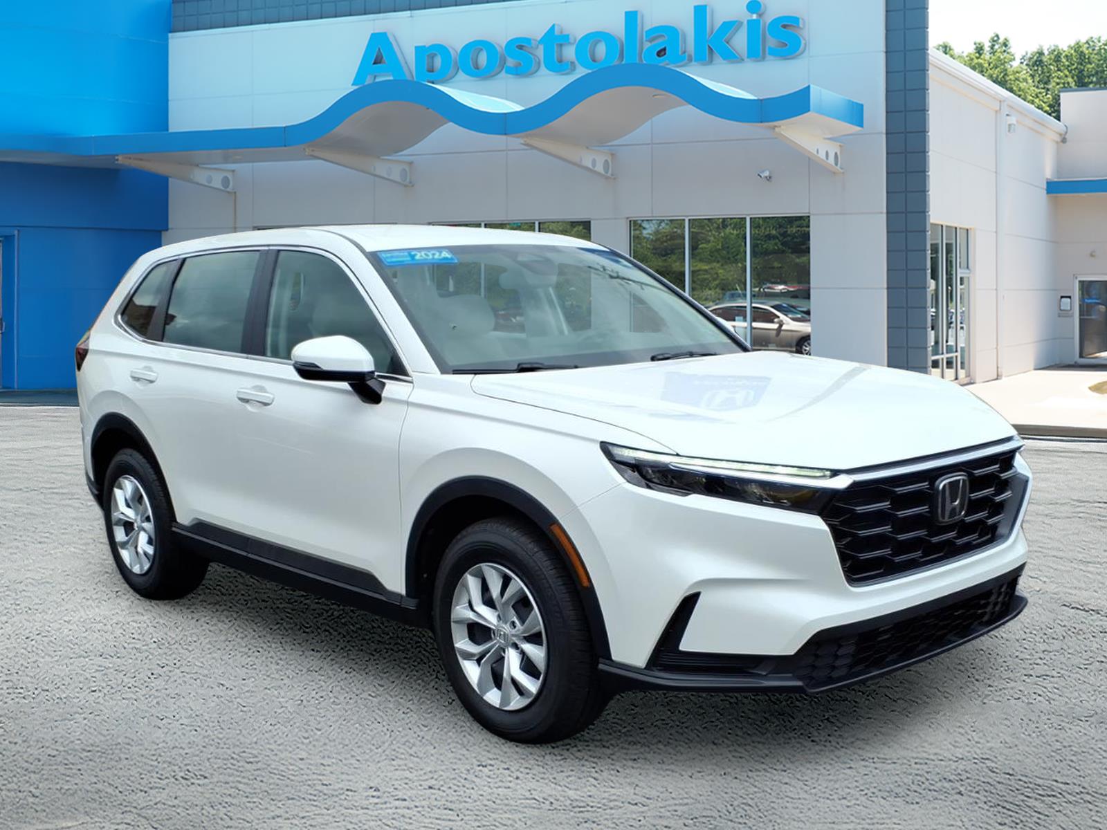 Platinum White 2024 Honda CR-V LX AWD SUV / Crossover All-Wheel Drive Continuously Variable Transmission