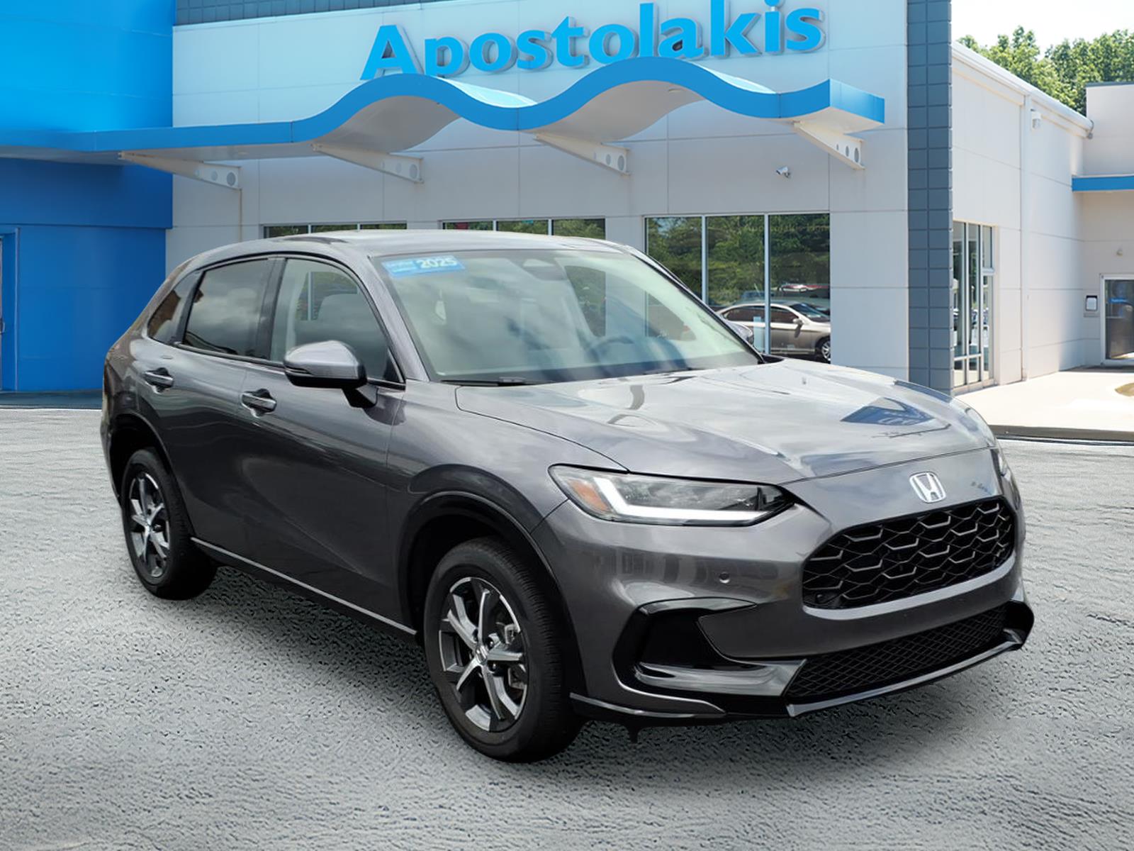 Gray (Modern Steel Metallic) 2025 Honda HR-V EX-L AWD SUV / Crossover All-Wheel Drive Continuously Variable Transmission