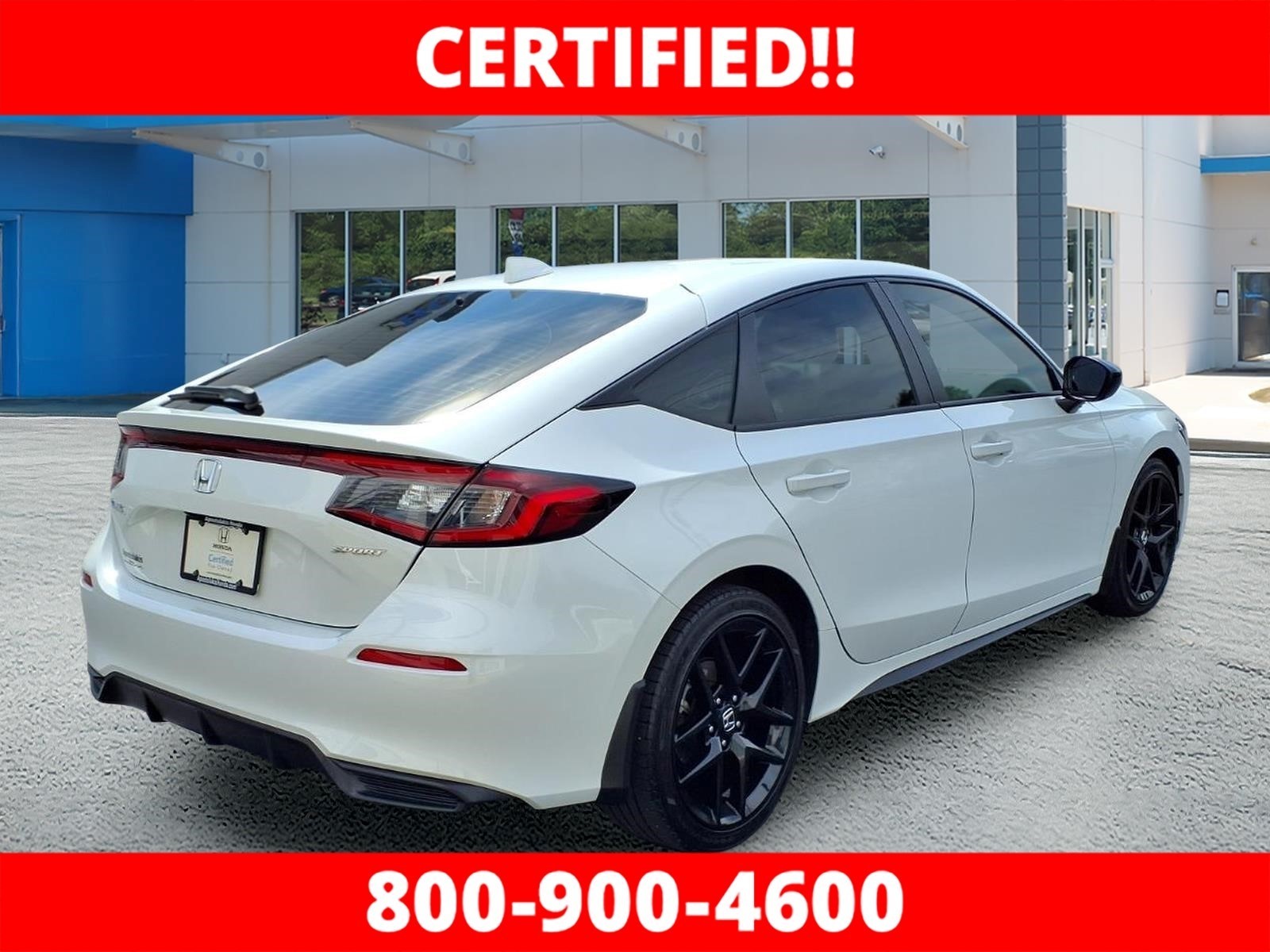 Used 2024 Platinum White Honda Sport image 3
