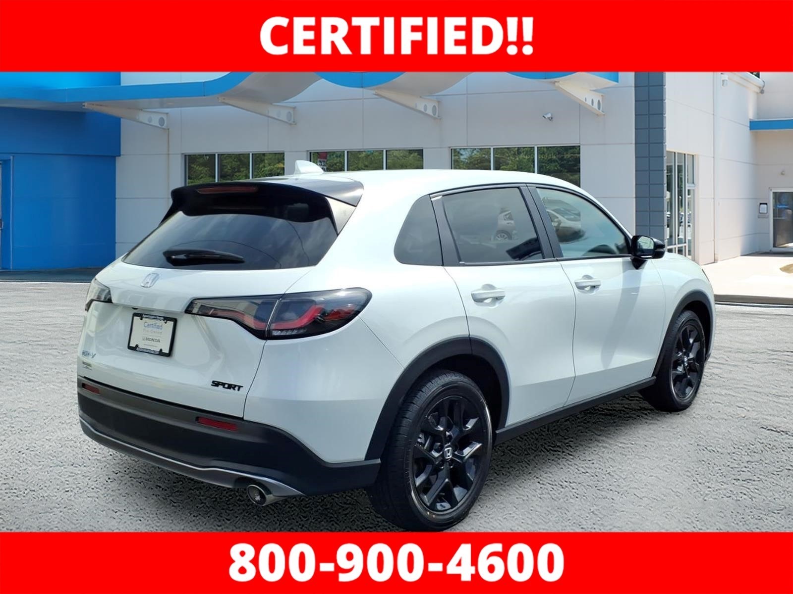 Certified Used 2024 Platinum White Honda Sport image 3
