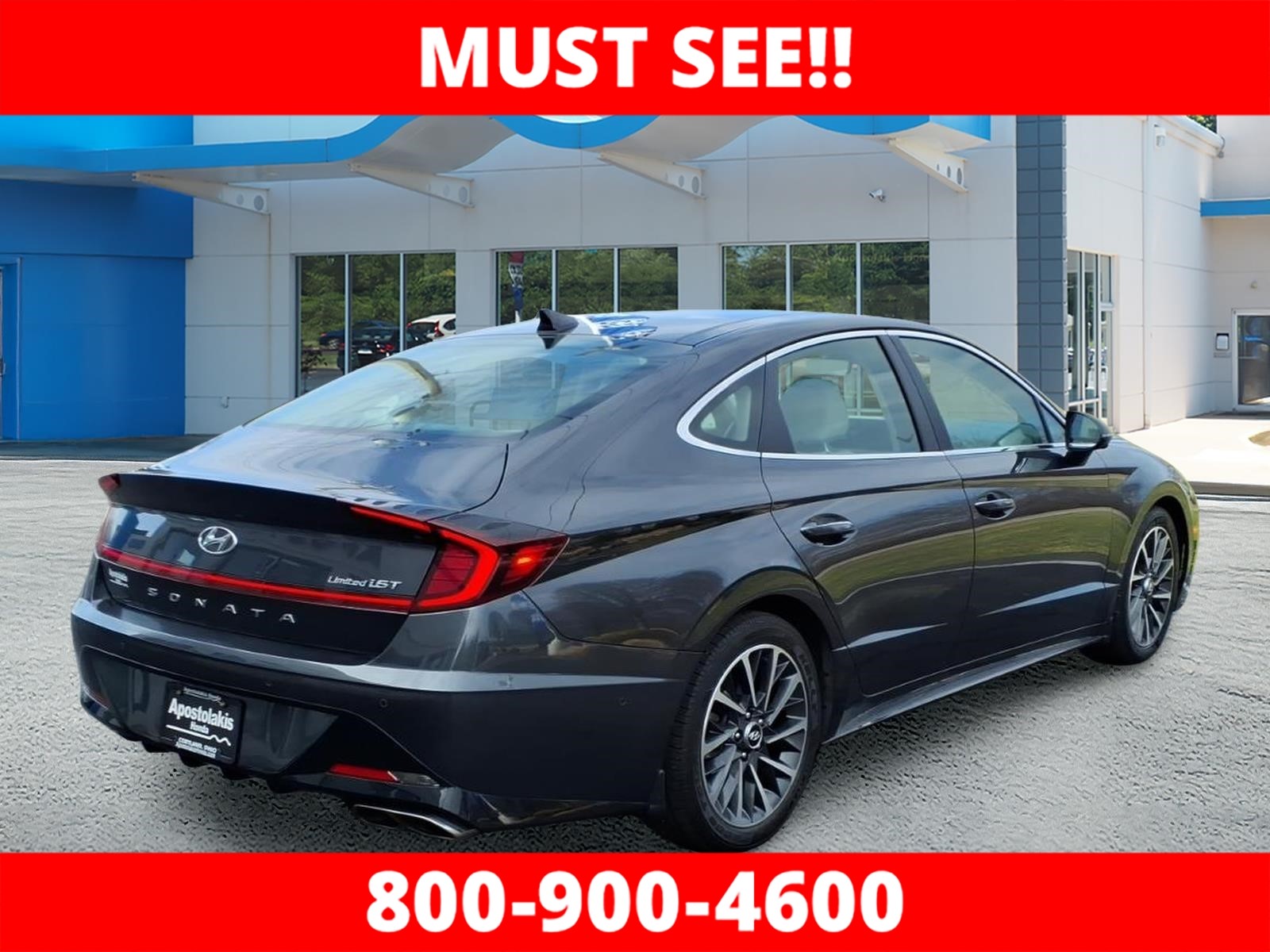 Used 2021 Gray Hyundai Limited image 3