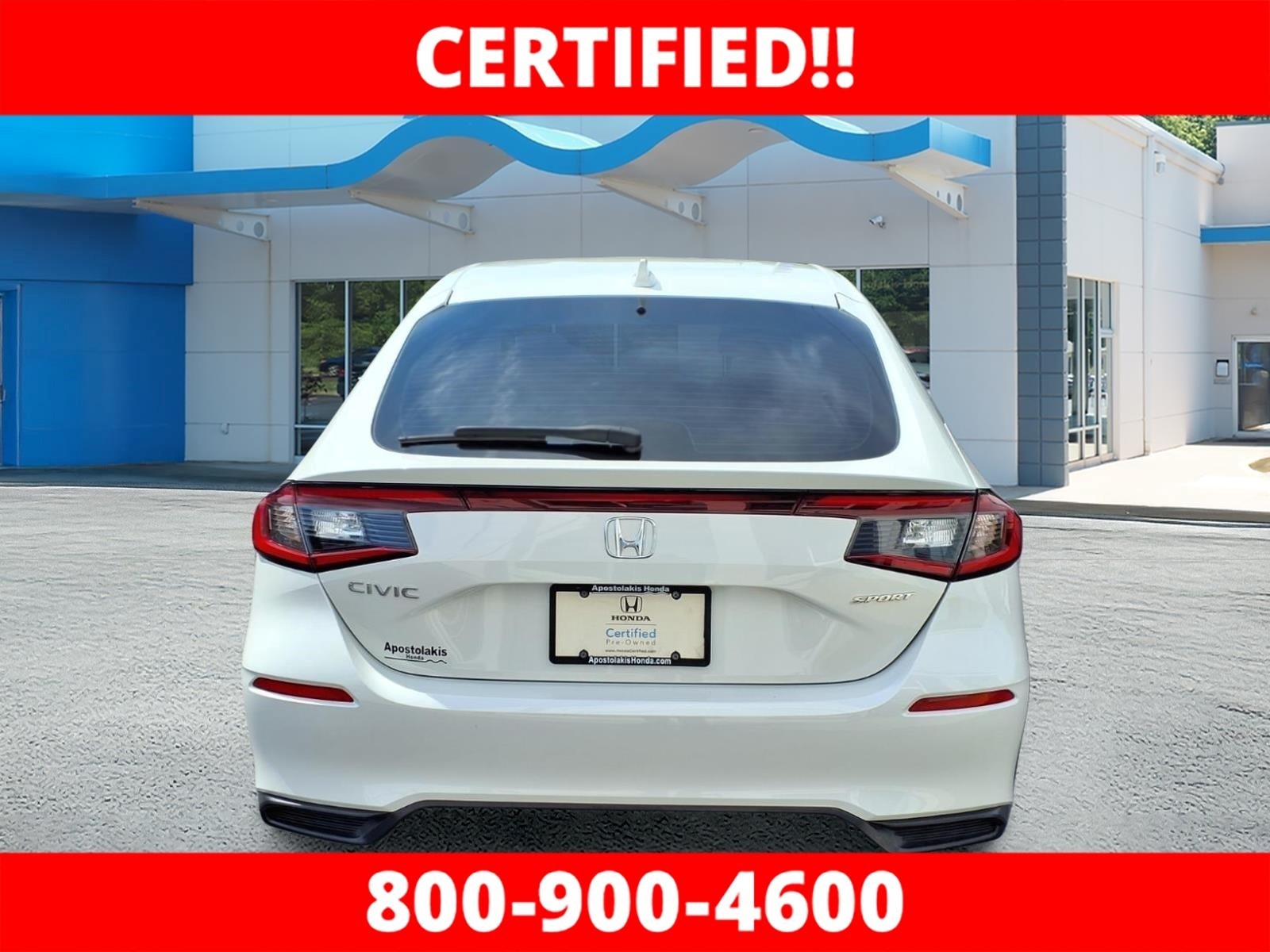 Used 2024 Platinum White Honda Sport image 4