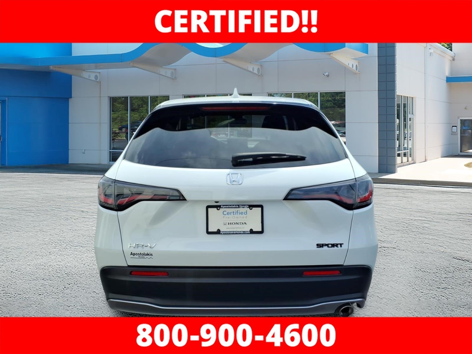 Certified Used 2024 Platinum White Honda Sport image 4