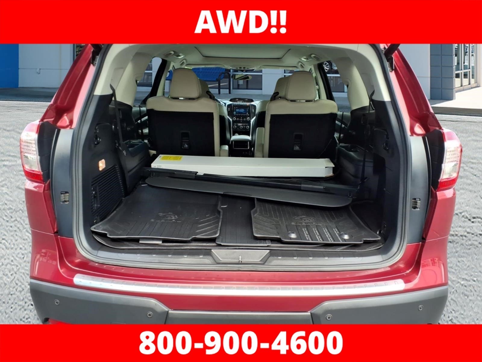 Used 2019 Crimson Red Pearl Subaru Limited 7-Passenger image 5