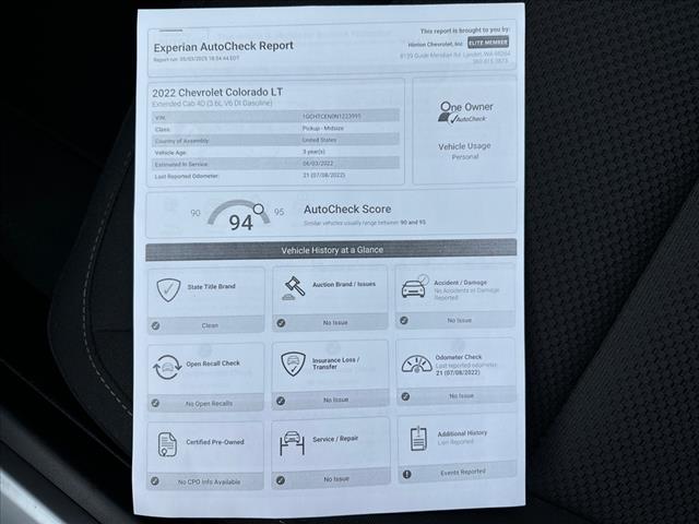 2022 Chevrolet Colorado LT