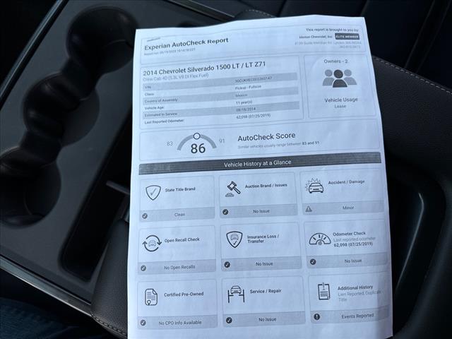 2014 Chevrolet Silverado 1500 LT