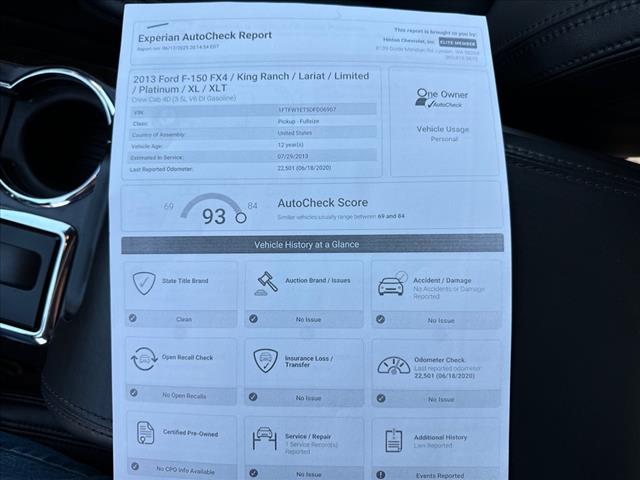 2013 Ford F-150 Platinum