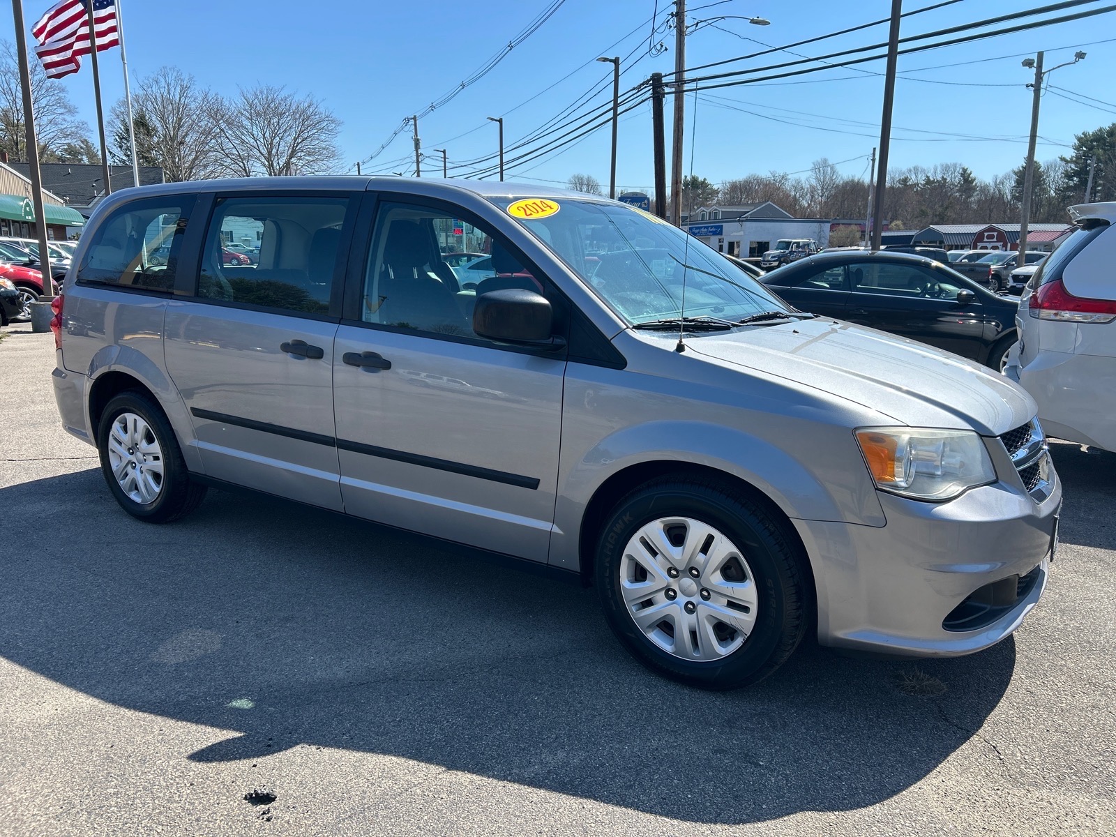Billet Silver Metallic Clear Coat (psc) 2014 Dodge Grand Caravan SE FWD Minivan Front-Wheel Drive 6-Speed Automatic