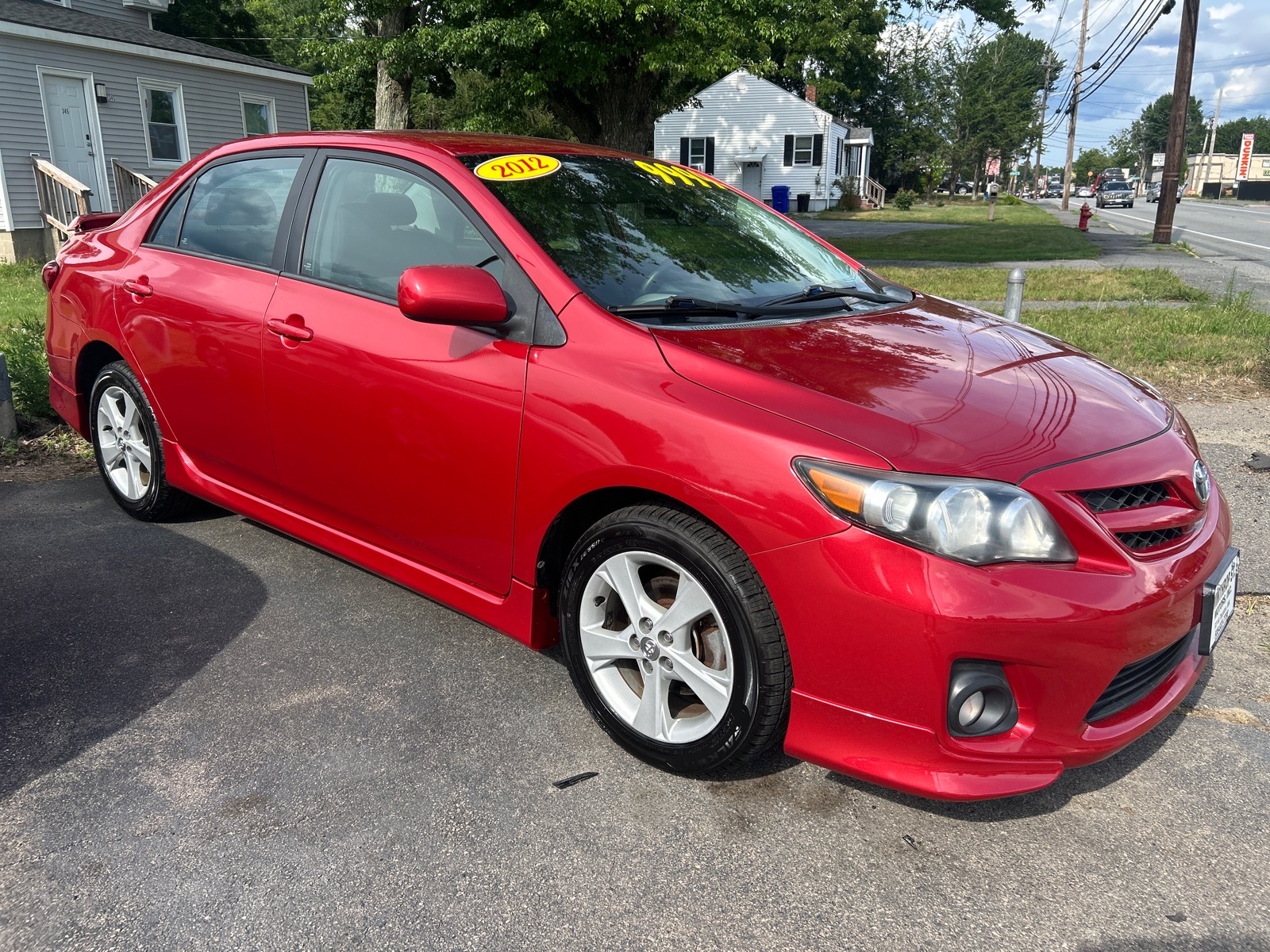 Barcelona Red Metallic (3r3) 2012 Toyota Corolla Sedan Front-Wheel Drive 4-Speed Automatic