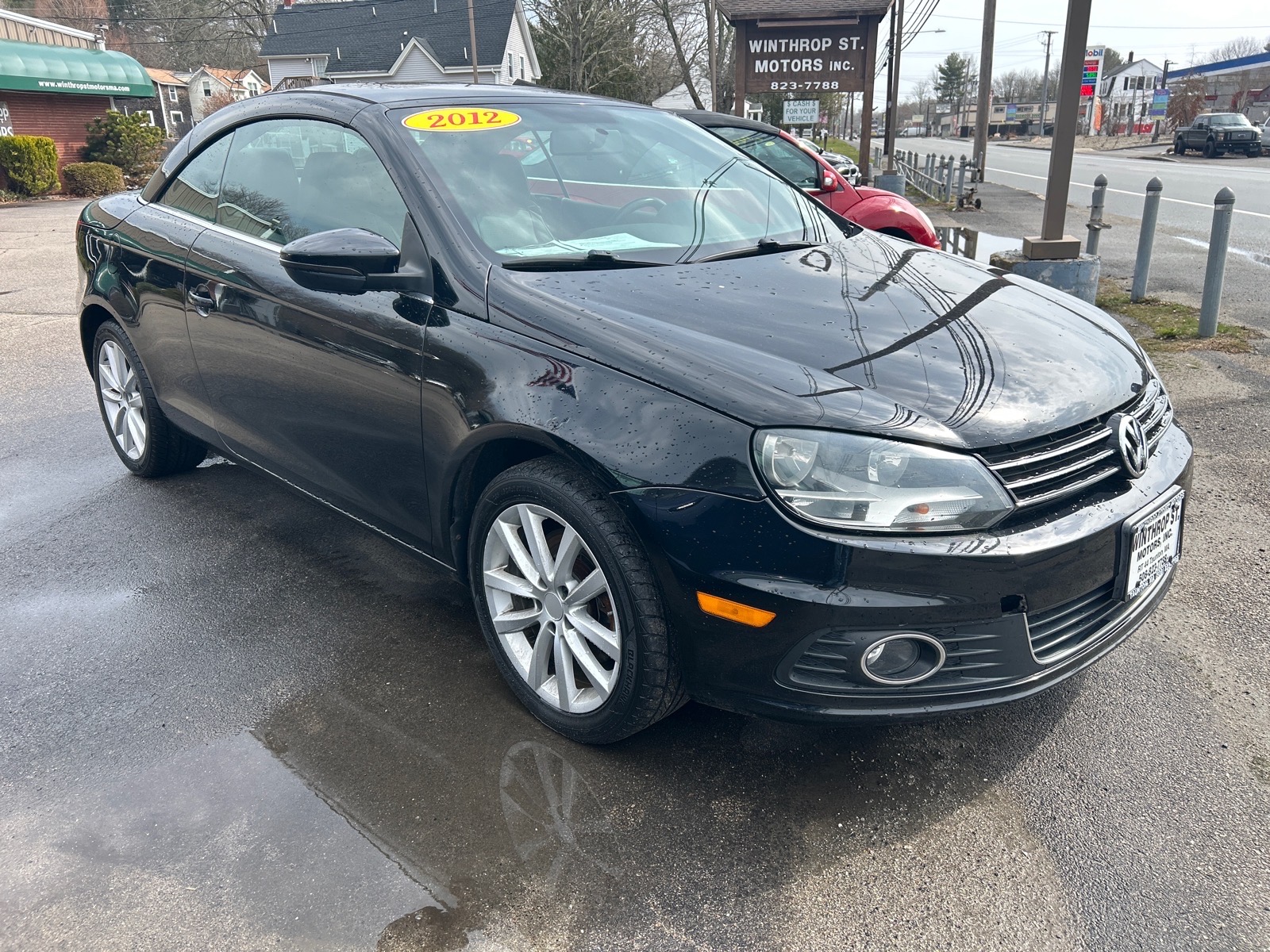 Black Uni (a1a1) 2012 Volkswagen Eos Komfort SULEV Convertible Front-Wheel Drive 6-Speed Automatic