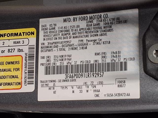 2020 Ford Fusion Titanium