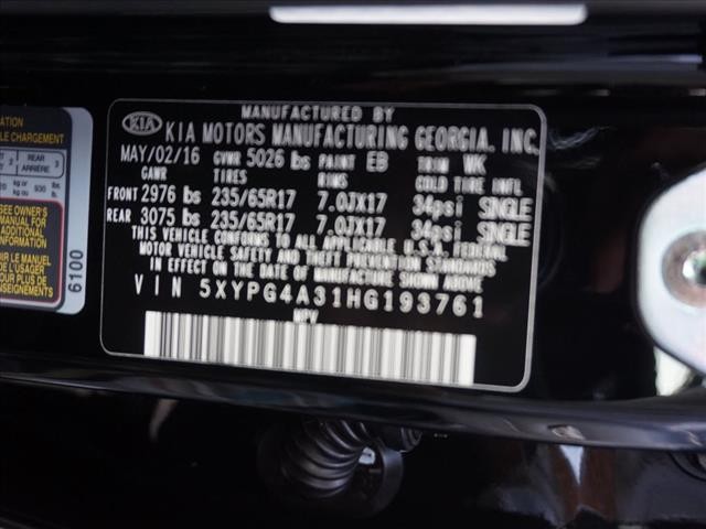 2017 Kia Sorento L