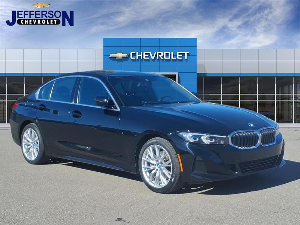 Black 2024 BMW 3 Series 330e Hybrid Plug-in RWD Sedan Rear-Wheel Drive 8-Speed Automatic