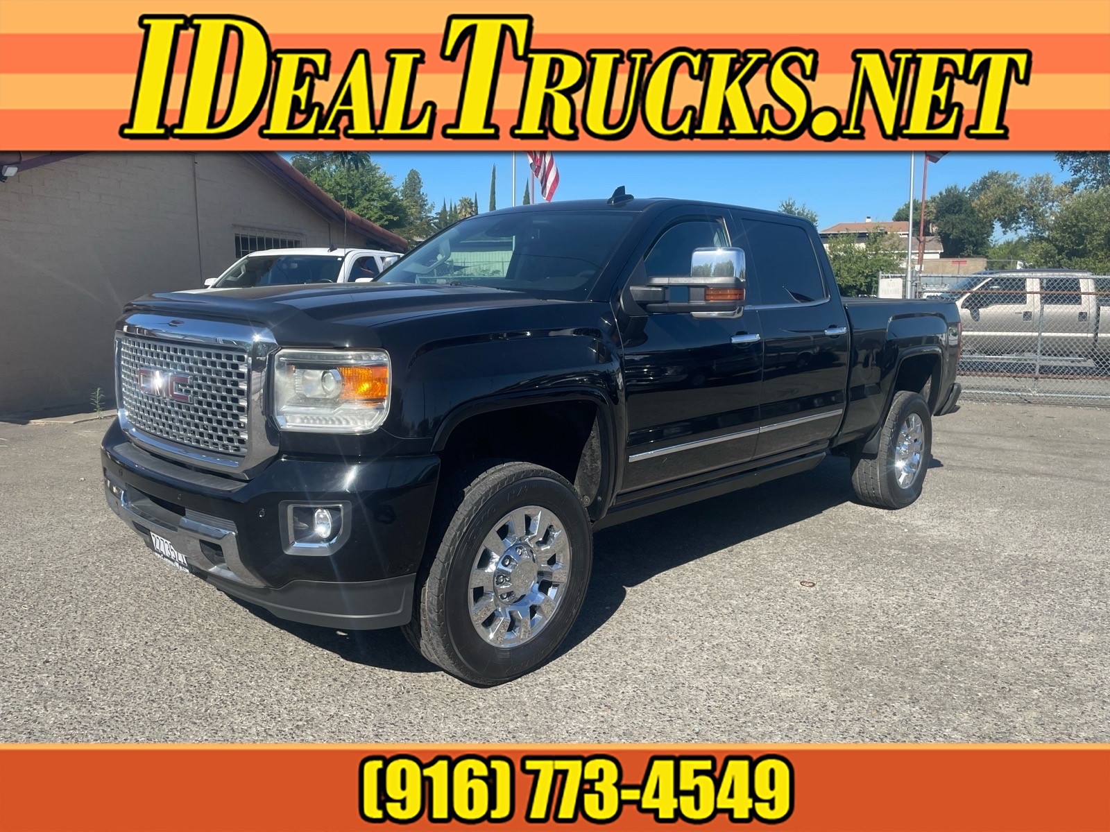 Onyx Black 2016 GMC Sierra 2500HD Pickup Truck Four-Wheel Drive 6-Speed Automatic