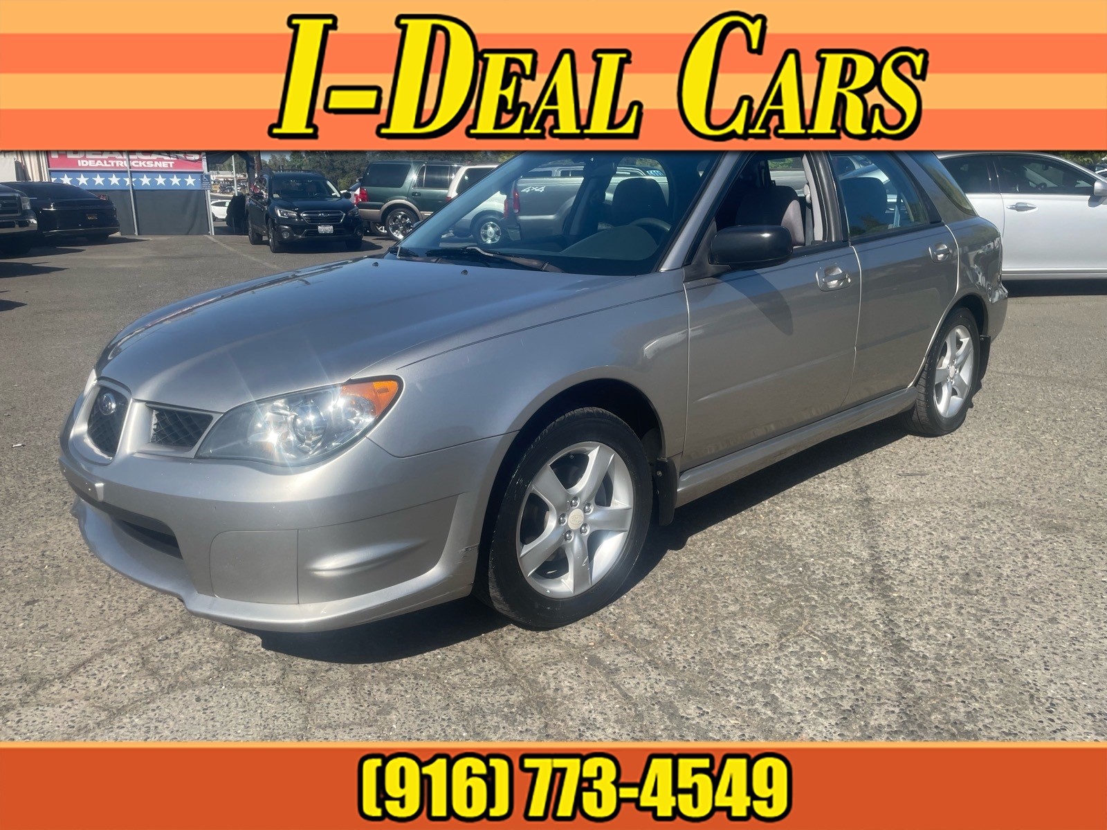 Crystal Gray Metallic 2006 Subaru Impreza Wagon All-Wheel Drive 5-Speed Manual