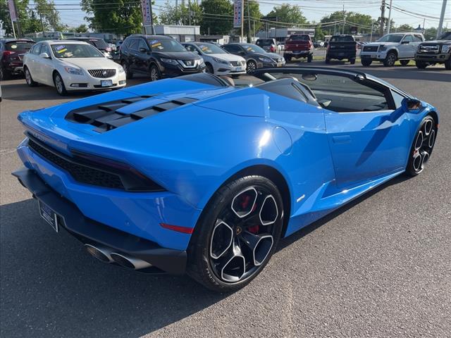 Preowned 2016 Lamborghini Huracan LP 610-4 Spyder for sale by B & D Auto Sales Inc in Fairless Hills, PA