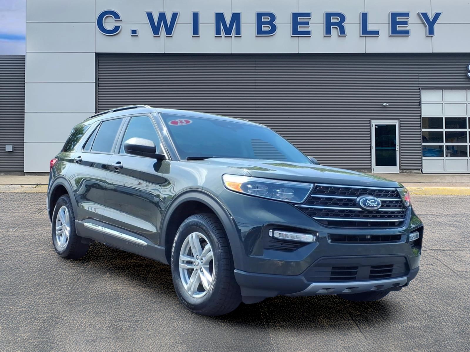 Forged Green 2023 Ford Explorer SUV / Crossover All-Wheel Drive Automatic