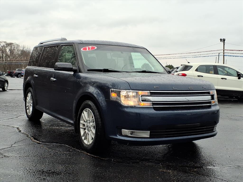 Blue Jeans 2017 Ford Flex SEL AWD SUV / Crossover All-Wheel Drive 6-Speed Automatic