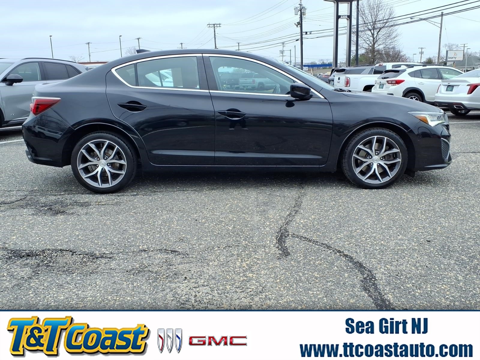 Black 2020 Acura ILX FWD with Premium Package Sedan Front-Wheel Drive 8-Speed Automatic