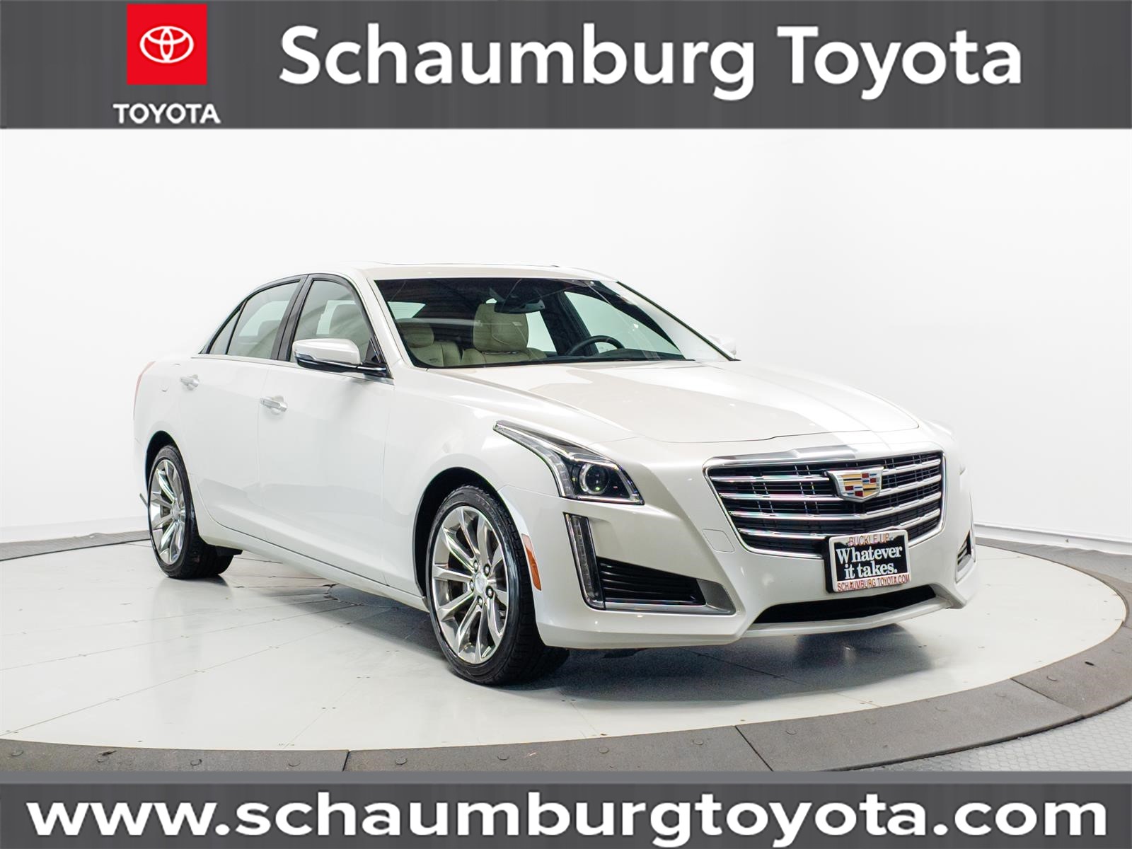 White 2017 Cadillac CTS 2.0T Luxury AWD Sedan All-Wheel Drive Automatic
