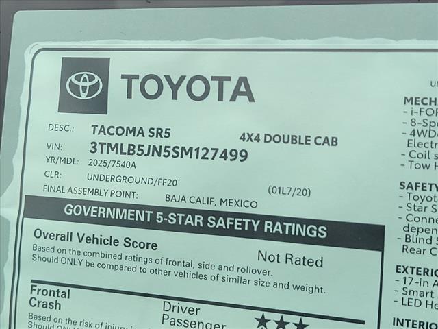2025 Toyota Tacoma SR5 V6