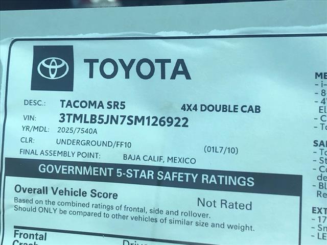 2025 Toyota Tacoma SR5 V6