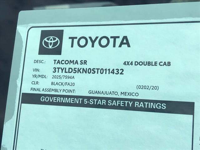 2025 Toyota Tacoma SR V6