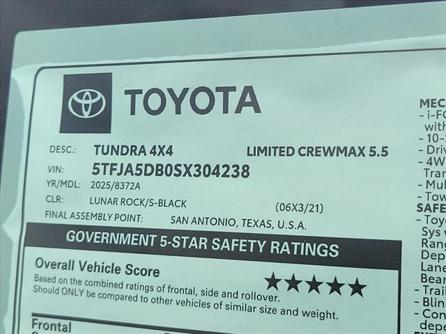 2025 Toyota Tundra Limited