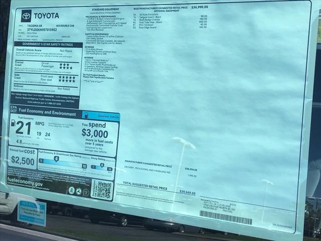 2025 Toyota Tacoma SR V6