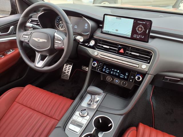 2025 Genesis G70 SEVILLA RED/OBSIDIAN BLAC