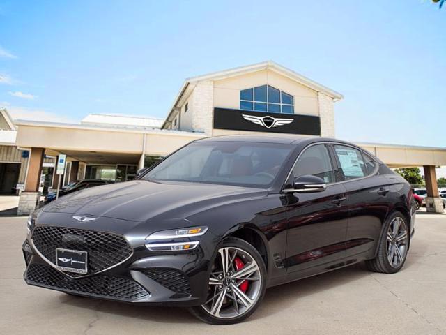 2025 Genesis G70 SEVILLA RED/OBSIDIAN BLAC