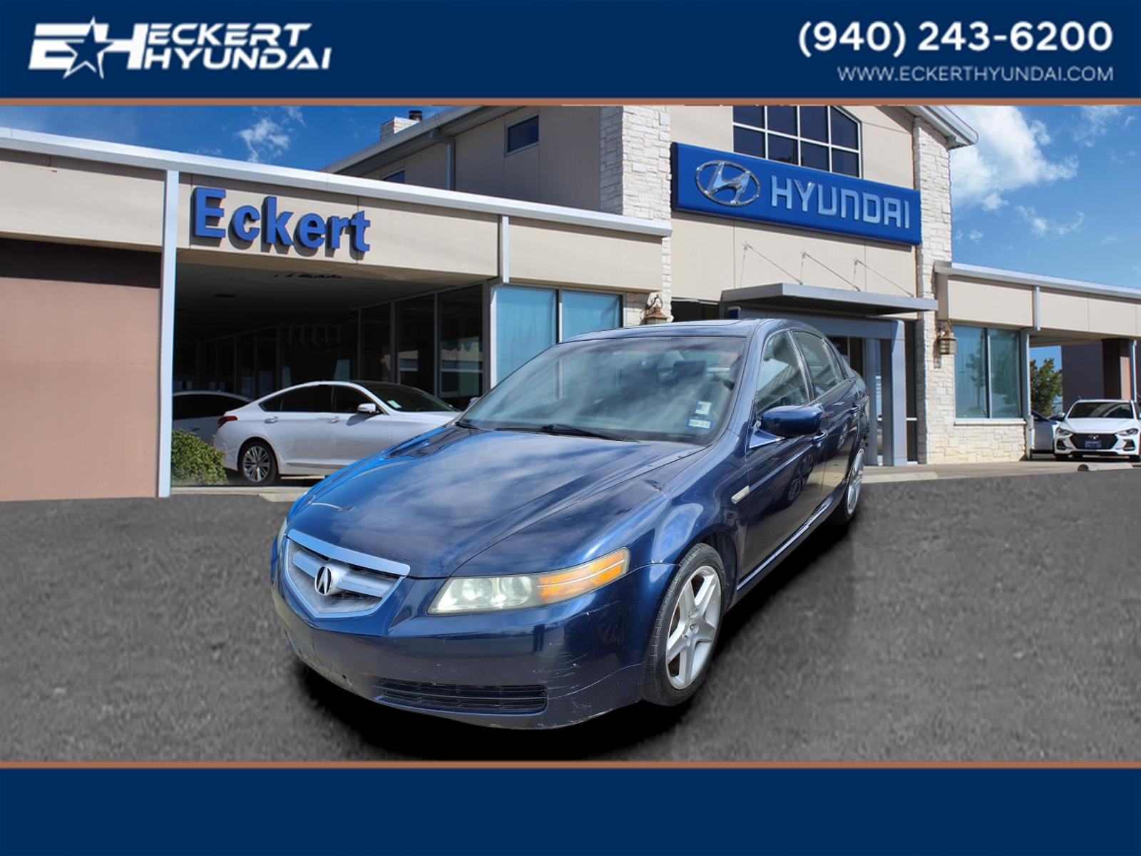 Blue 2005 Acura TL FWD Sedan Front-Wheel Drive 5-Speed Automatic