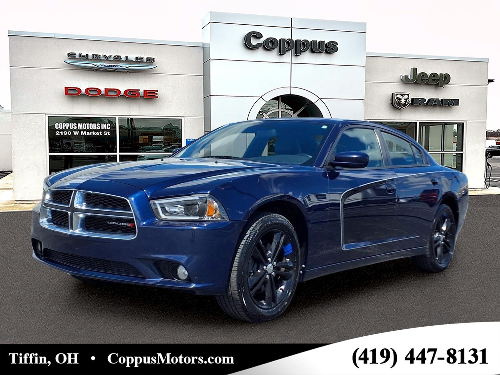 Jazz Blue Pearl Coat 2014 Dodge Charger Sedan All-Wheel Drive 8-Speed Automatic