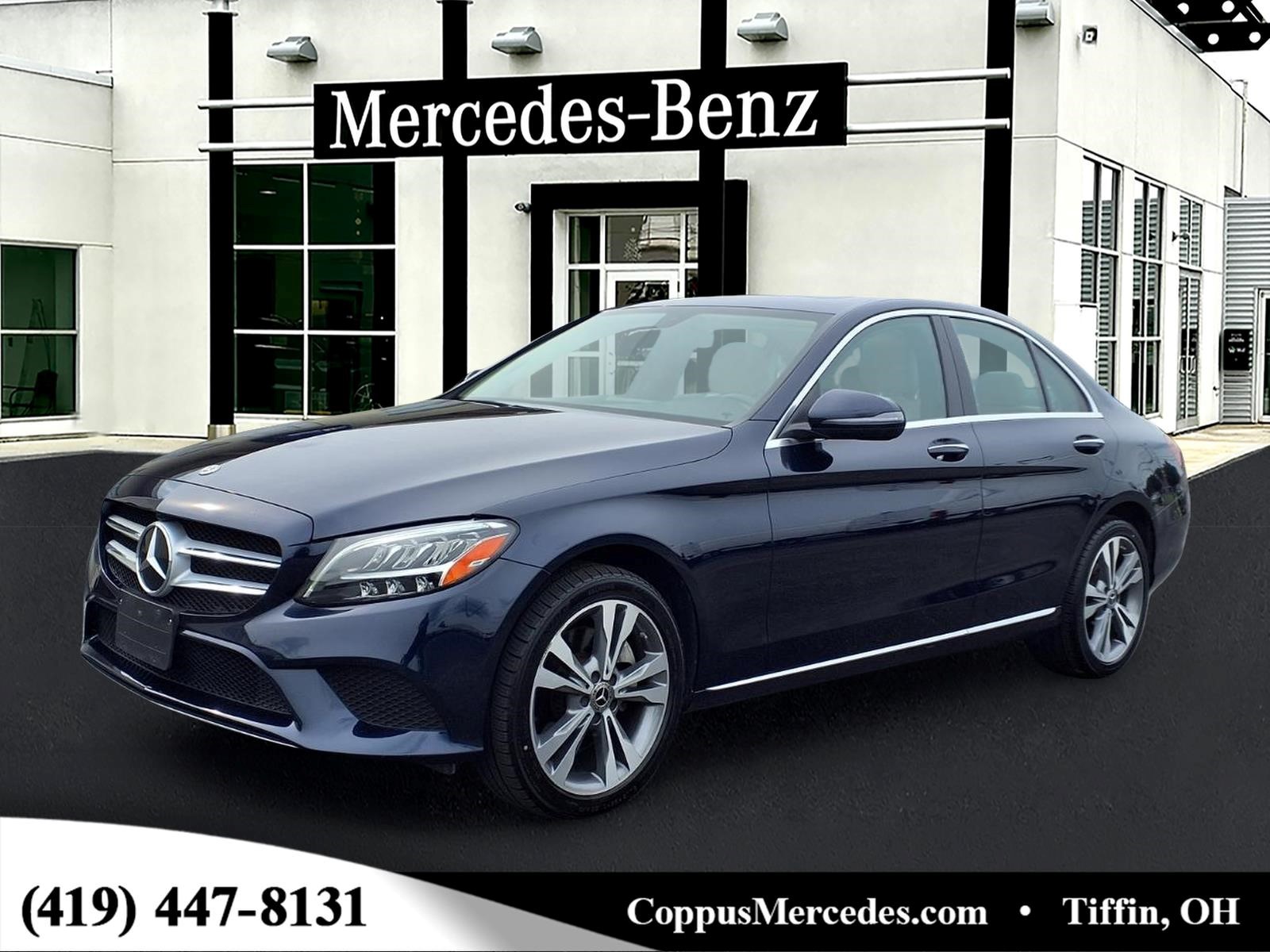 Brilliant Blue Metallic 2021 Mercedes-Benz C-Class Sedan All-Wheel Drive 9-Speed Automatic