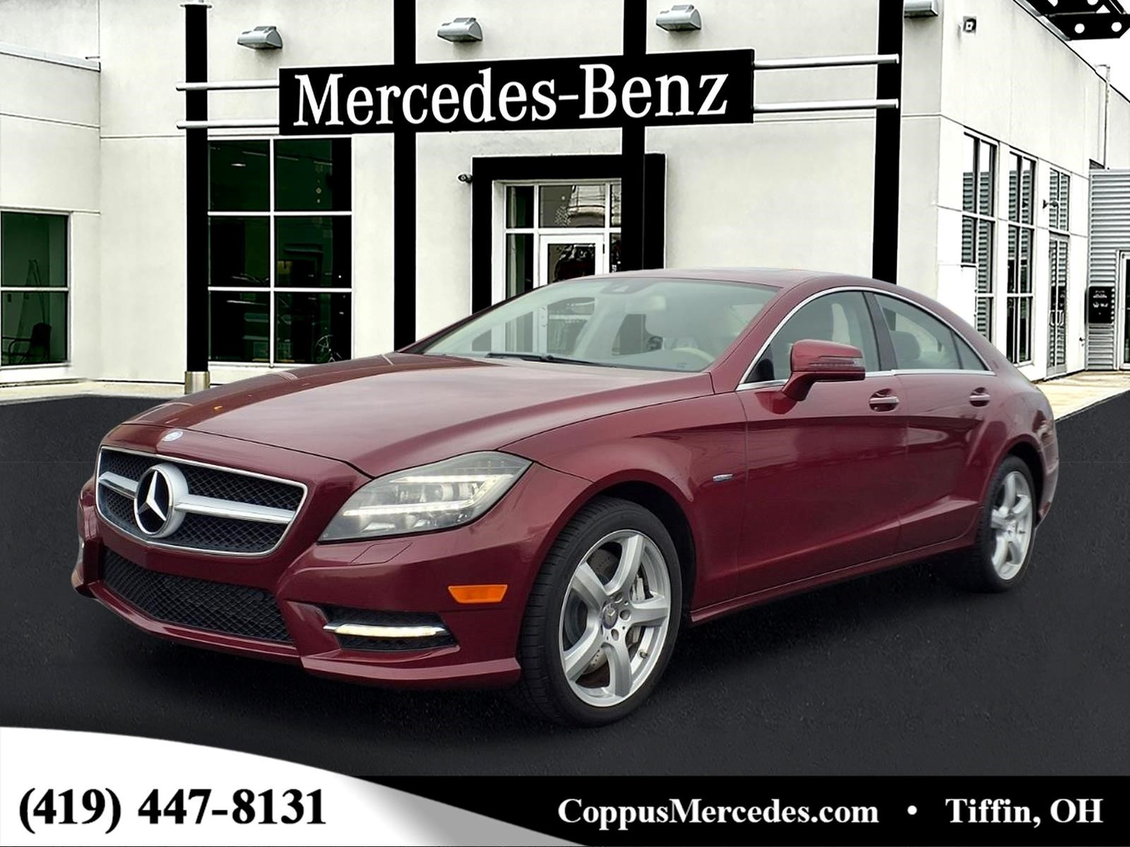Storm Red Metallic 541 2012 Mercedes-Benz CLS Sedan All-Wheel Drive 7-Speed Automatic