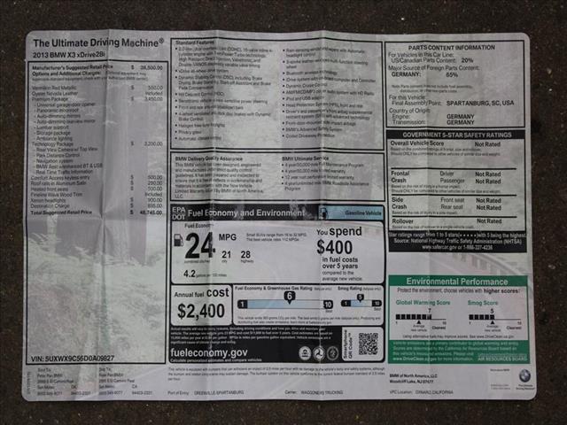 2013 BMW X3 xDrive28i:14714