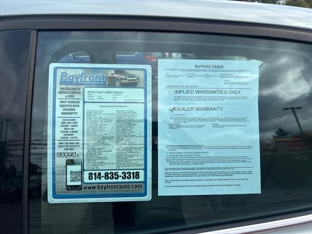 2014 Ford C-MAX Hybrid SEL:EL506112