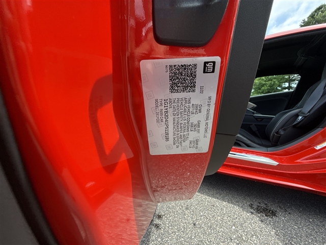 2023 Chevrolet Corvette Stingray w/2LT