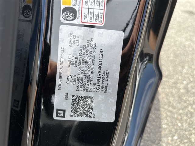 2019 Chevrolet Camaro LT w/1LT