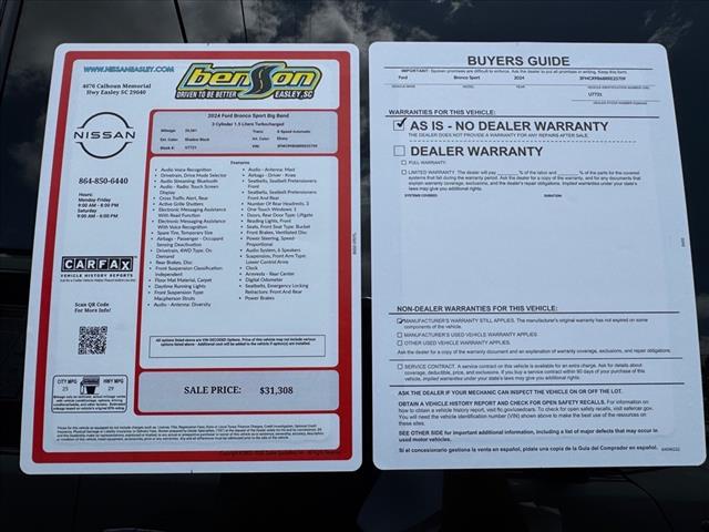 2024 Ford Bronco Sport Big Bend