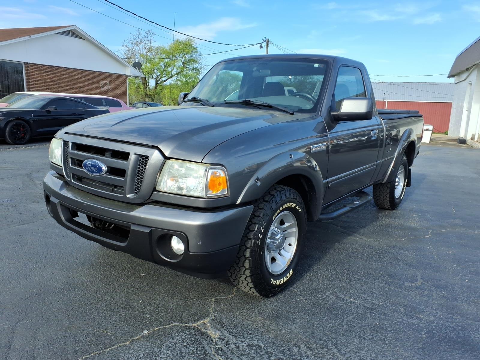 Gray (Dark Shadow Grey Clearcoat Metallic) 2008 Ford Ranger Sport Pickup Truck 4X2 5-Speed Automatic