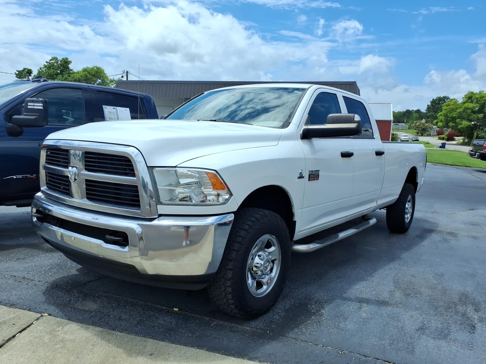 Bright White Clear Coat 2012 RAM 3500 Pickup Truck Four-Wheel Drive 6-Speed Automatic