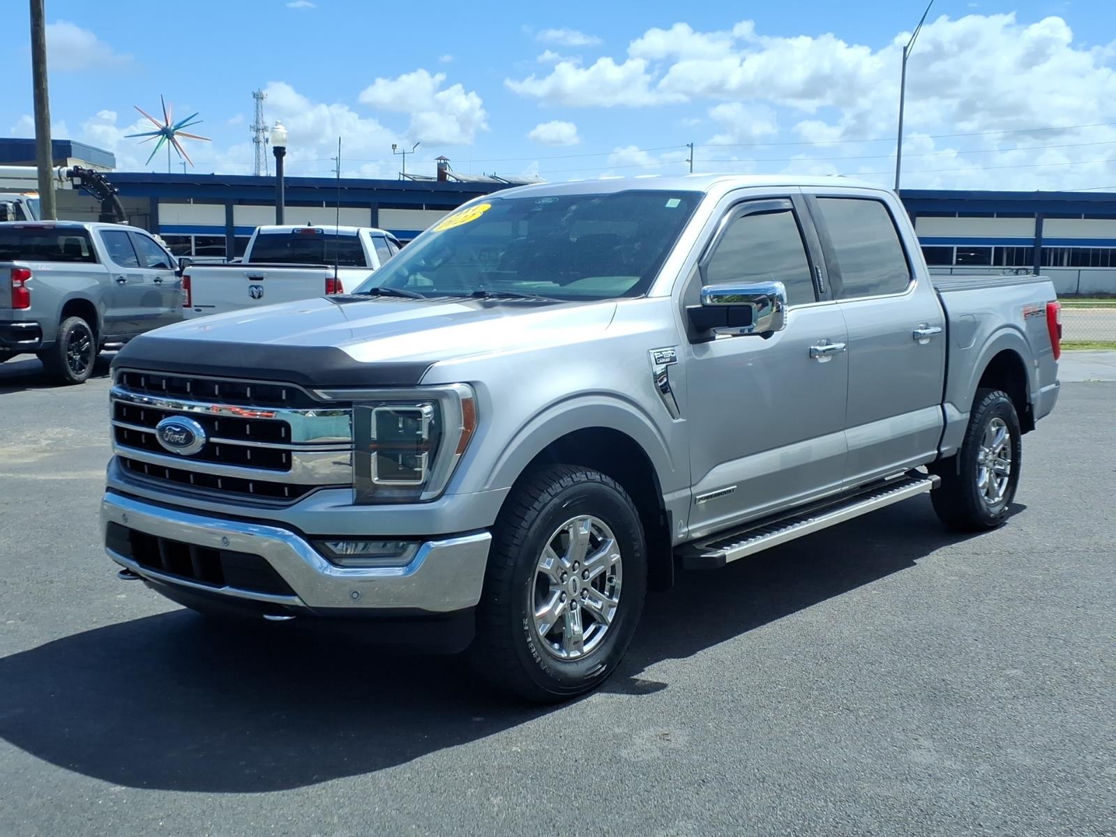 Iconic Silver 2022 Ford F-150 Pickup Truck Four-Wheel Drive Automatic