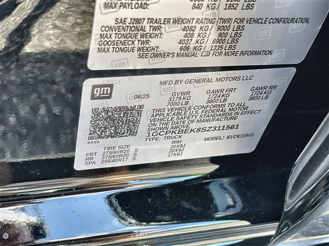 2025 Chevrolet Silverado 1500 Custom