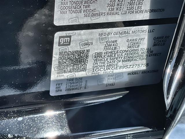 2025 Chevrolet Silverado 1500 LTZ